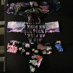 Lot of 4 pink Victoria secret panties